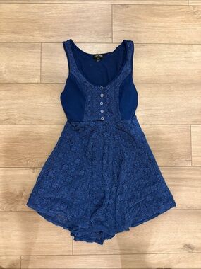 Love Reign Royal Blue Lace-Front Tank Dress